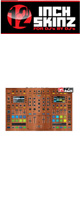 ͽբ12inch SKINZ / Native Instruments Kontrol S8 Skinz (Wood Grain) Kontrol S8 ѥ