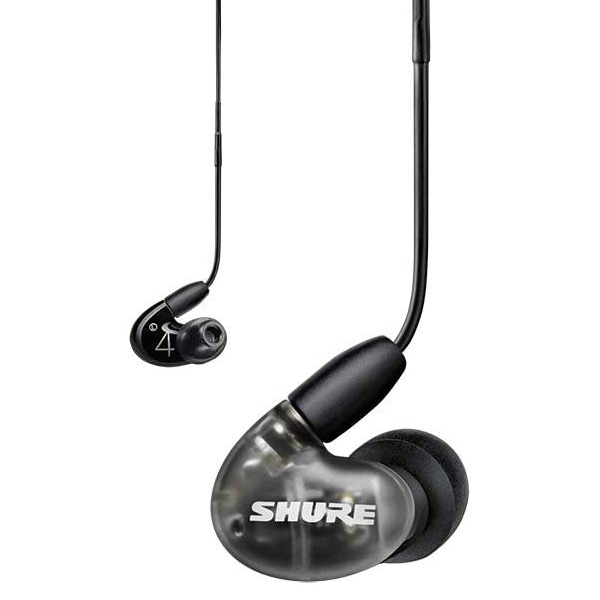 Shure(シュアー) / AONIC 4 (BLACK) ハイブリッドドライバー構成 カナルイヤホン 【国内正規品2年保証】【次回納期未定】 1大特典セット