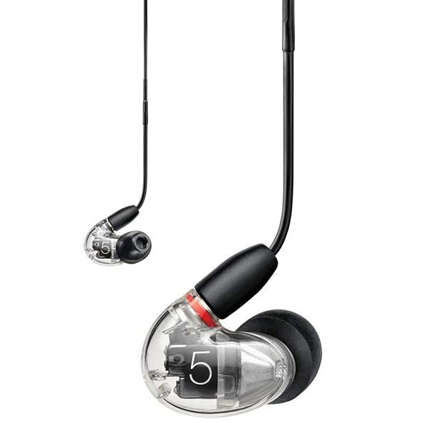 Shure(シュアー) / AONIC 5 (CLEAR) 3基の高解像度BAドライバー搭載 高遮音性カナルイヤホン 【国内正規品2年保証】 1大特典セット