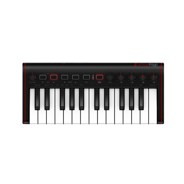 IK Multimedia(アイケーマルチメディア) / iRig Keys 2 Mini ベロシティ対応 25鍵 ミニサイズ鍵盤 / MIDI キーボード