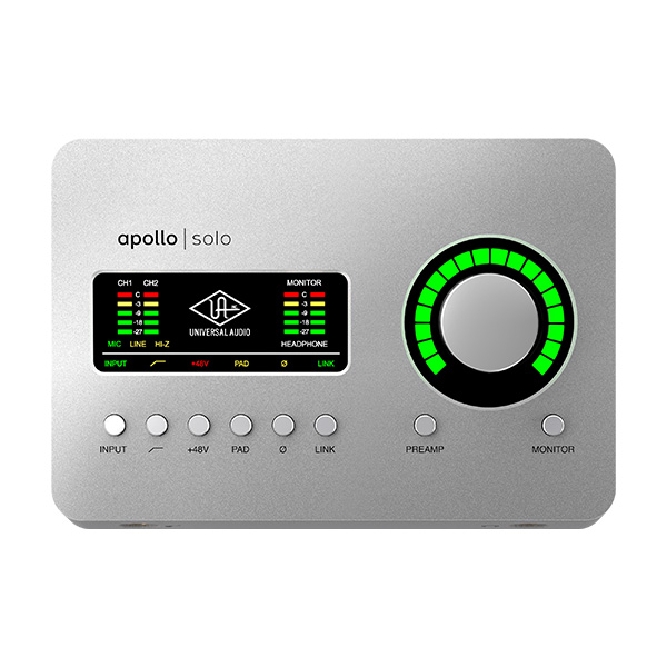Universal Audio(ユニバーサルオーディオ) / Apollo Solo - Thunderbolt 3 オーディオインターフェース  - ※必ず対応機種をご確認ください