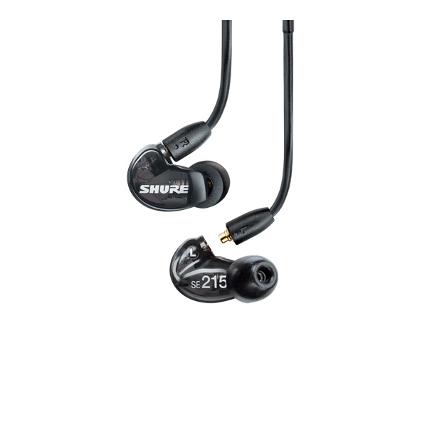 Shure(シュアー) / AONIC 215 トランスルーセントブラック (SE215DYBK+UNI-A) 高遮音性イヤホン