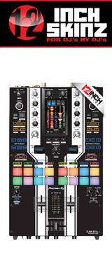 12inch SKINZ / Pioneer DJM-S11 SKINZ Special Edition Colors (BLACK) 【DJM-S11用スキン】