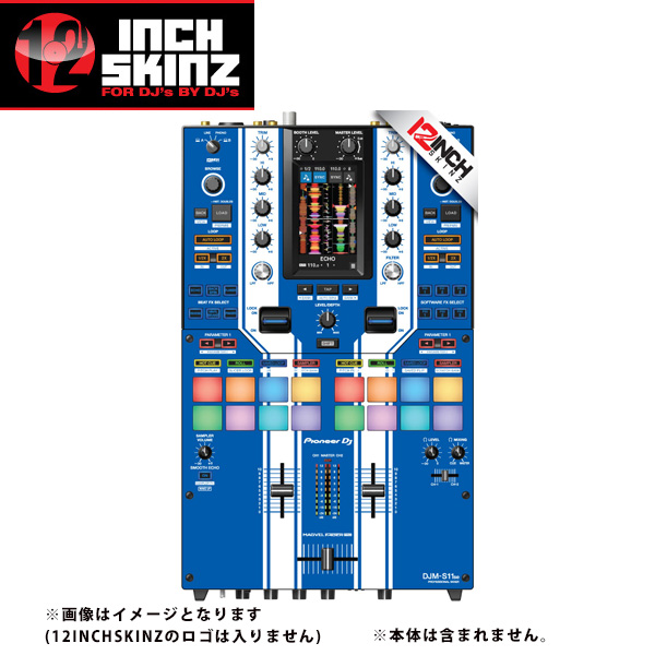 12inch SKINZ / Pioneer DJM-S11 SKINZ Special Edition Colors (BLUE) 【DJM-S11用スキン】