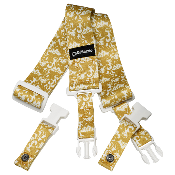 DiMarzio(ディマジオ)/ DD2251 ”UtoPIA” Straps White & Gold ギターストラップ