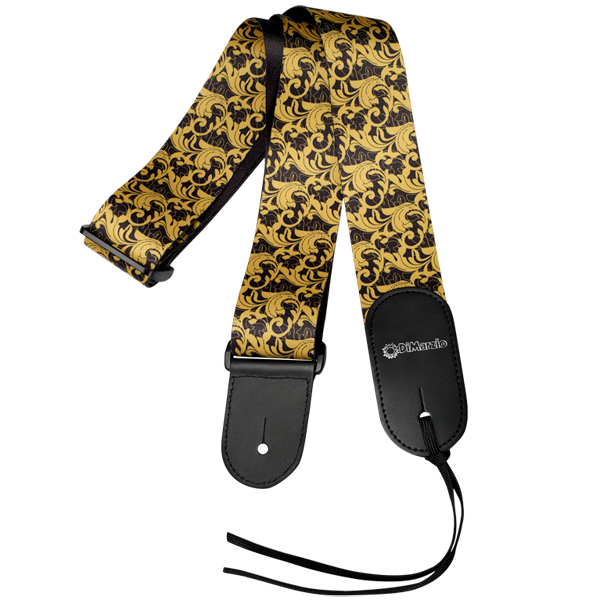 DiMarzio(ディマジオ)/ DD3150 ”UtoPIA” Straps Black & Gold ギターストラップ