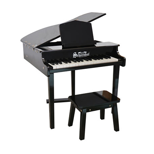 Schoenhut(シェーンハット) / 37-Key Black(379B) / Concert Grand Piano and Bench / 37鍵盤 / グランドピアノ型 トイピアノ