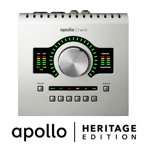 APOLLO TWIN USB Heritage Edition / Universal Audio(ユニバーサルオーディオ) - USB3.0接続オーディオ・インターフェース -