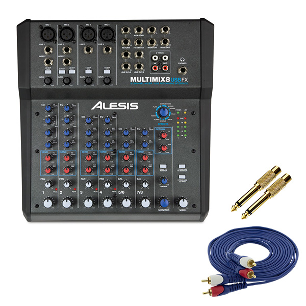 Alesis(アレシス) / MultiMix8 USB FX - オーディオインターフェース・エフェクト搭載 ミキサー -