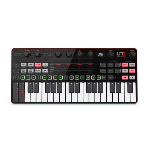 IK Multimedia(アイケーマルチメディア) / UNO Synth Pro Desktop / 32鍵盤 マルチタッチ静電容量式 アナログシンセサイザー 2大特典セット