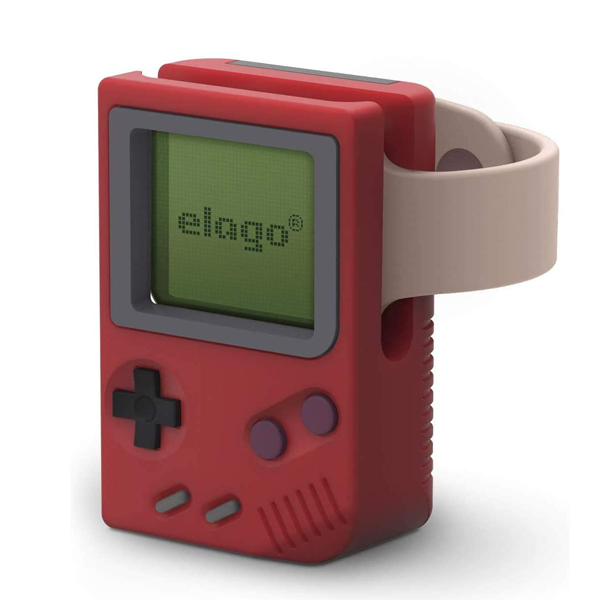 elago(エラゴ) / W5 Apple Watch スタンド / Red / シリコン カバーのみ 【海外限定・直輸入品】