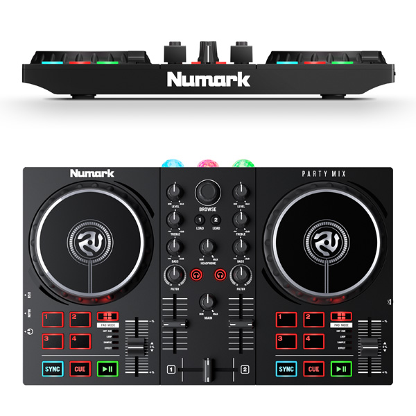 Numark(ヌマーク) / Party Mix II 【Serato DJ Lite付属】 LEDパーティライト搭載DJ… の激安通販 | ミュージックハウスフレンズ Numark(ヌマーク) / Party Mix II 【Serato DJ Lite付属】 LEDパーティライト搭載DJ… の激安通販 | ミュージックハウスフレンズ