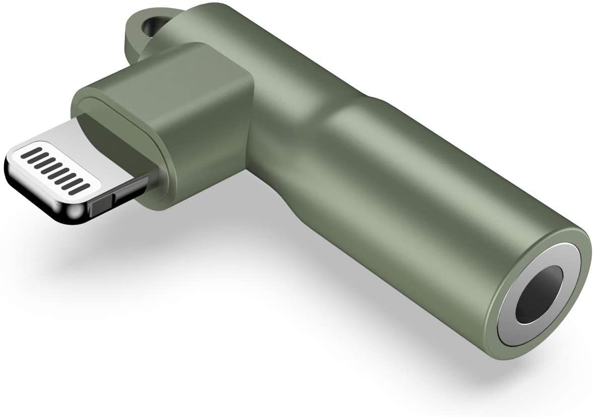 Mangotek / ヘッドホン変換アダプター Lightning to 3.5 mm (GREEN) 【Apple MFi認証】【iPhone 12/12 Pro/12 Pro Max/12 Mini/11/11 Pro/11 Pro Max/Xs/ Xs Max/XR/ X/iPhone 8/8 Plus等対応】