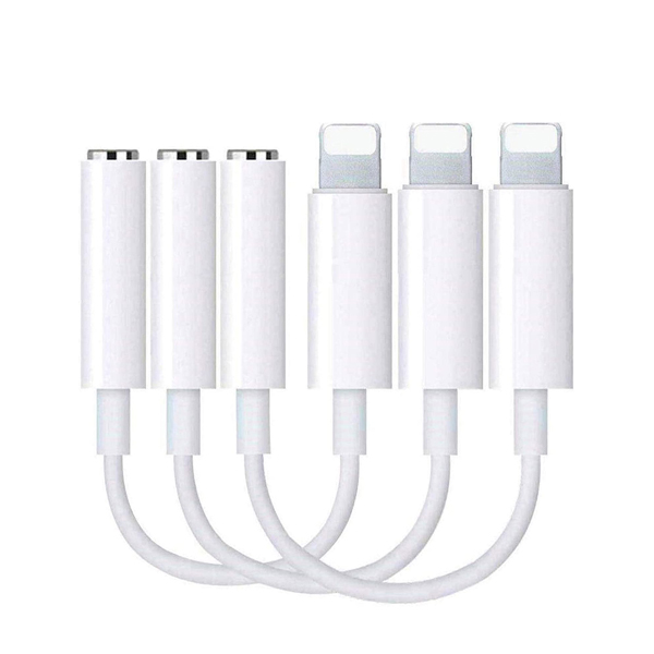 【Apple MFi認証】 Lightning - 3.5 mm 変換 アダプター (3個パック) 【輸入品】