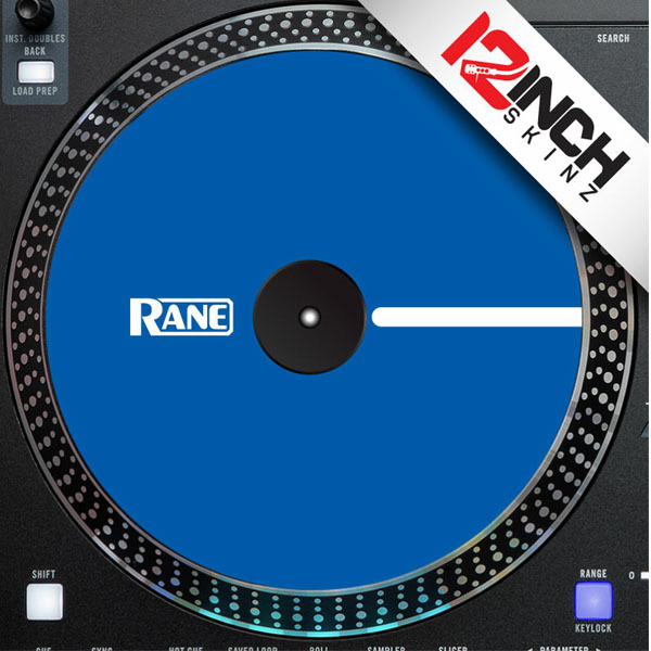 12inch SKINZ / Rane One / ディスク用 Skinz (SINGLE) / Colors BLUE-SMOOTH / 機材用スキン