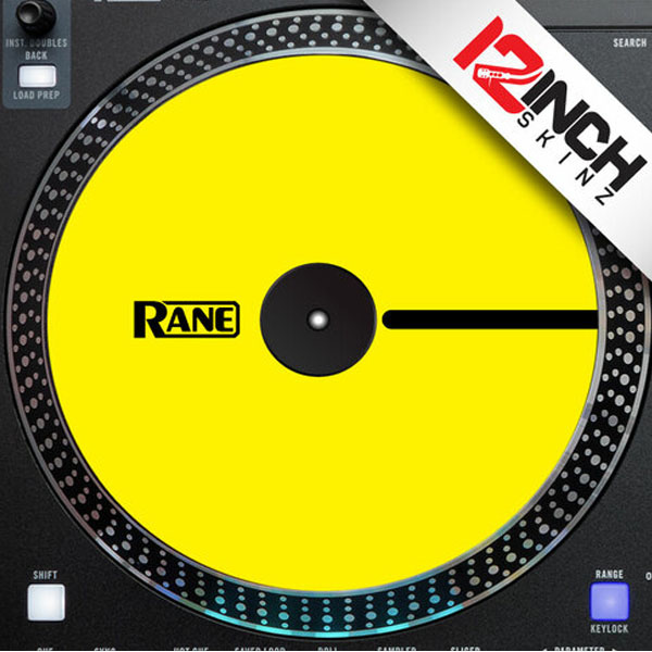12inch SKINZ / Rane One / ディスク用 Skinz (SINGLE) / Colors YELL-SMOOTH / 機材用スキン