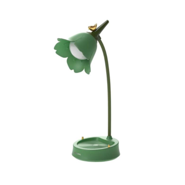 花 フラワー テーブルランプ (green) USB充電式 【輸入品】