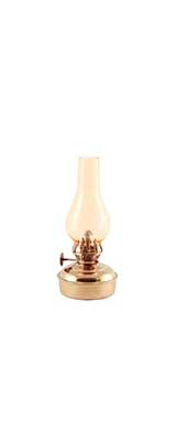 Vermont Lanterns / Brass Mini Small Oil Lamp_6.5 / 鍮製ミニ小型オイルランプ (Brass With Amber Glass) 【直輸入品】