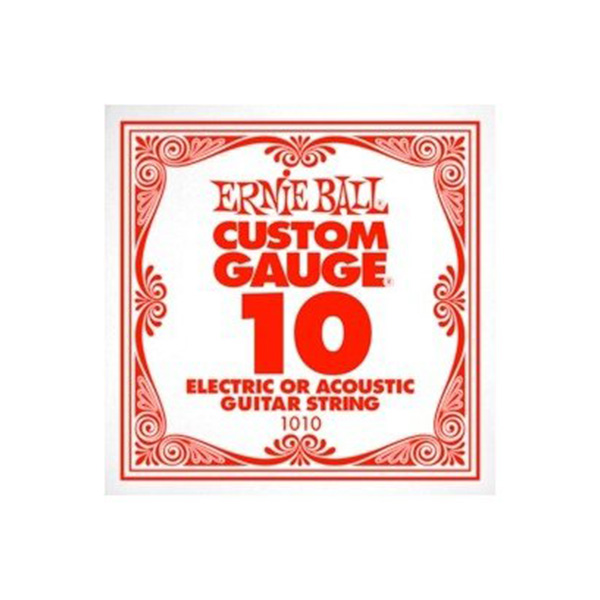 Ernie Ball(アーニーボール) / .010 PLAIN STEEL #1010 / エレキギター バラ弦