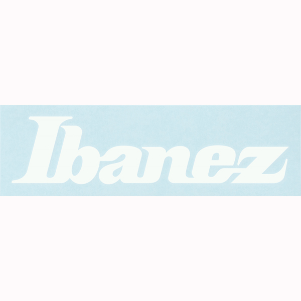 Ibanez (アイバニーズ) / ILS1-WHロゴステッカー 【メール便送料無料】