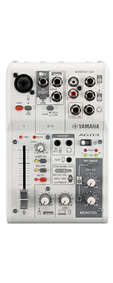 YAMAHA(ヤマハ) /AG03MK2 WH　ホワイト 3チャンネルライブストリーミングミキサー