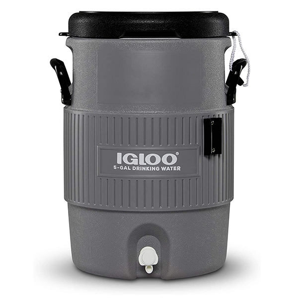 igloo(イグルー) / Hardsided Commercial Seat Top Portable Water Jug Cooler / 5 Gallon / グレー - ウォータージャグ ウォーターサーバー -