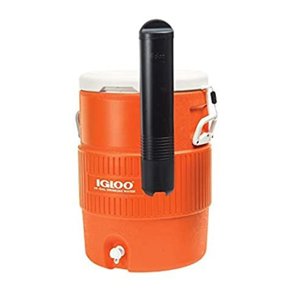 igloo(イグルー) / Hardsided Commercial Seat Top Portable Water Jug Cooler / 10 Gallon / オレンジ ホワイト - ウォータージャグ ウォーターサーバー -