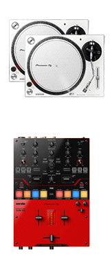 ■ご予約受付■　Pioneer DJ(パイオニア) / PLX-500-W DJM-S5セット【Serato DVS、rekordbox DVS対応】 9大特典セット