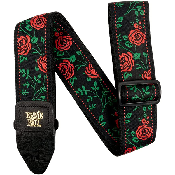 ErnieBall(アーニーボール) / Jacquard Guitar Strap / Spanish Rose / ギターストラップ 【輸入品】