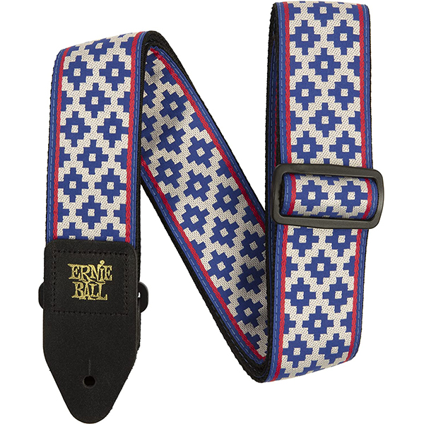 ErnieBall(アーニーボール) / Jacquard Guitar Strap / Blue Crux / ギターストラップ 【輸入品】