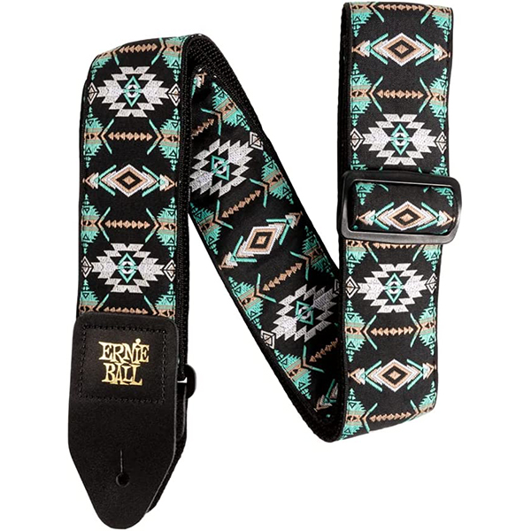 ErnieBall(アーニーボール) / Jacquard Guitar Strap / Southwestern Turquoise / ギターストラップ 【輸入品】