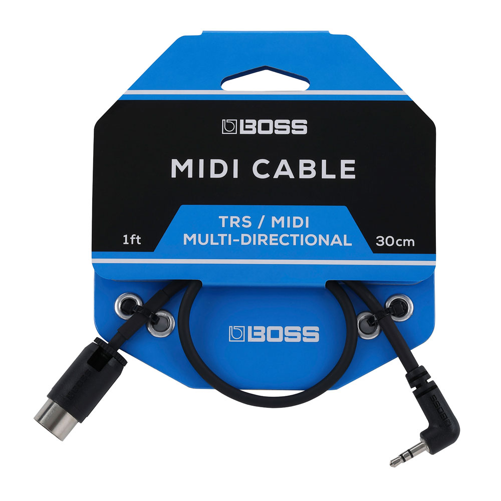 ■ご予約受付■　Boss(ボス) / 30cm BMIDI-1-35 MIDI Cable 3.5mm TRS/MIDI 30cm MIDIケーブル  [3.5mmステレオ・ミニ・コネクター / 5ピンMIDIコネクター]
