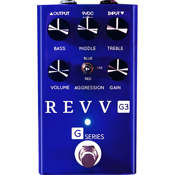 Revv / G3 Pedal オーバードライヴ/ディストーション・ペダル