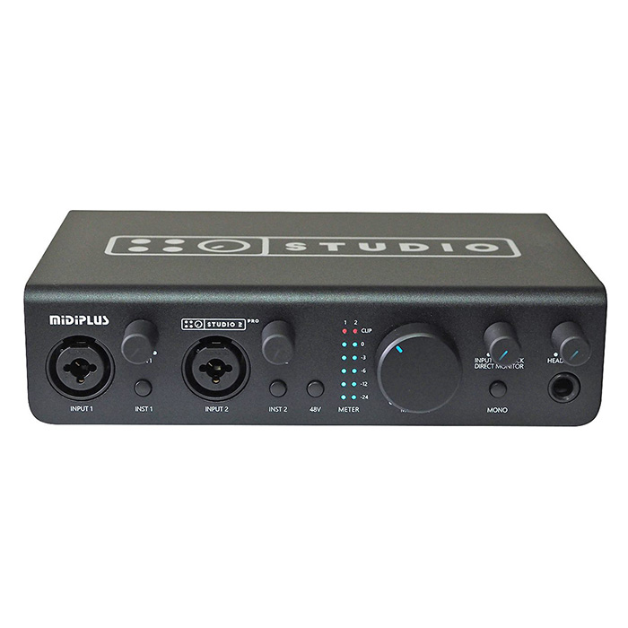MIDIPLUS(ミディプラス) / STUDIO 2 PRO 24bit/192kHz・2入力2出力USB オーディオインターフェース