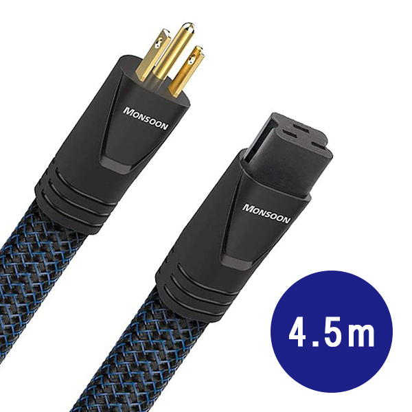 AudioQuest(オーディオクエスト) / Monsoon US 高電流 20AMP AC電源ケーブル 4.5メートル (MONSOONUS04.520)