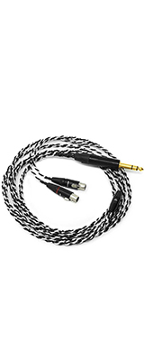 AUDEZE(オーデジー) / Premium Black-Silver headphone cable for LCD - プレミアムケーブル 6.3mm標準プラグ -