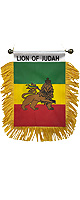 ライオンとユダ バナーフラグ Mini Banner Flags (約 10.2cm×約 15.2cm) - Lion Of Judah