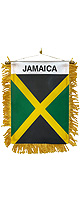 ジャマイカ国旗 バナーフラグ Mini Banner Flags (約 10.2cm×約 15.2cm) - Lion Of Jamaica