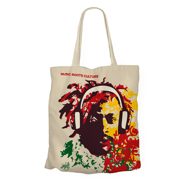 Maria Papaefstathiou aka 'It's Just Me' アーティストのオリジナルグラフィックアートワークトートバック Music Art Culture Small Tote / RIDDIM DRIVEN(リディムドリヴン)