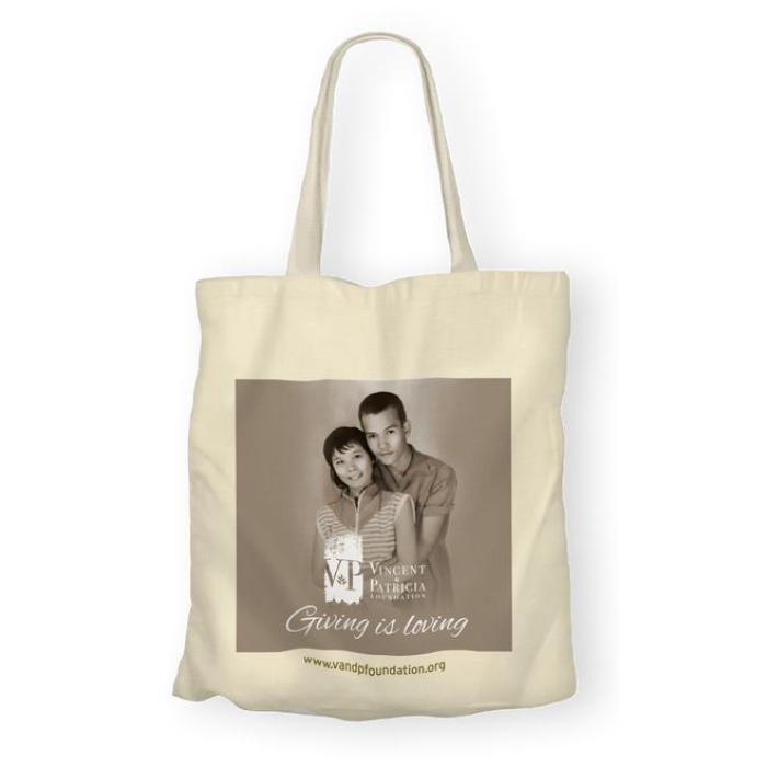 Maria Papaefstathiou aka 'It's Just Me' アーティストのオリジナルグラフィックアートワークトートバック Vincent & Patricia Foundation Giving Is Loving Tote / RIDDIM DRIVEN(リディムドリヴン)