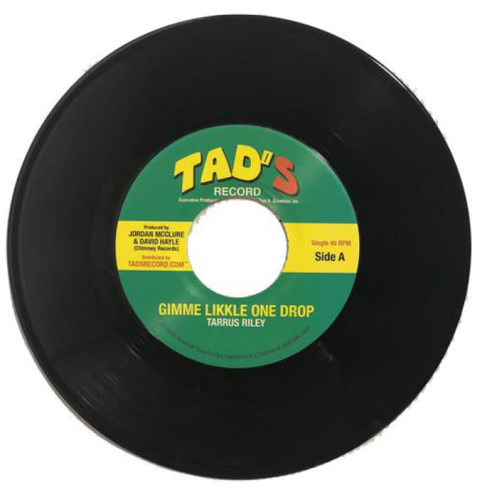 Gimme Likkle One Drop - Tarrus Riley (7 Inch Vinyl) / TADS