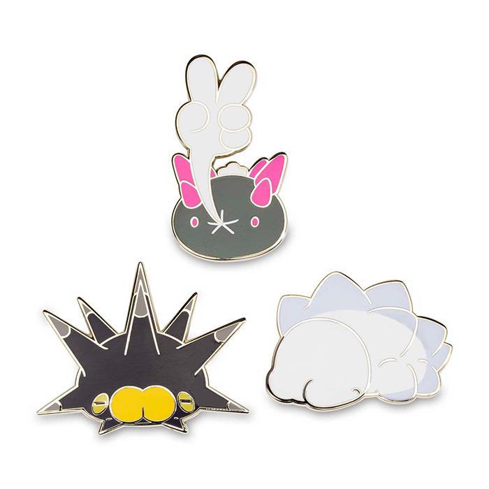 Pokemon Center(ポケモンセンター) /Pyukumuku, Pincurchin & Snom Pok mon Pins (3-Pack) / 海外限定 ポケモン ナマコブシ&バチンウニ&ユキハミ ピン