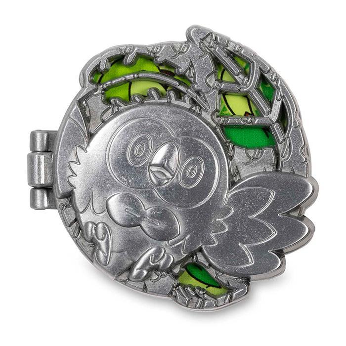 Pokemon Center(ポケモンセンター) / Rowlet, Dartrix & Decidueye Evolution Pok mon Pin / 海外限定 ポケモン モクロー&フクスロー&ジュナイパー メタリックピン