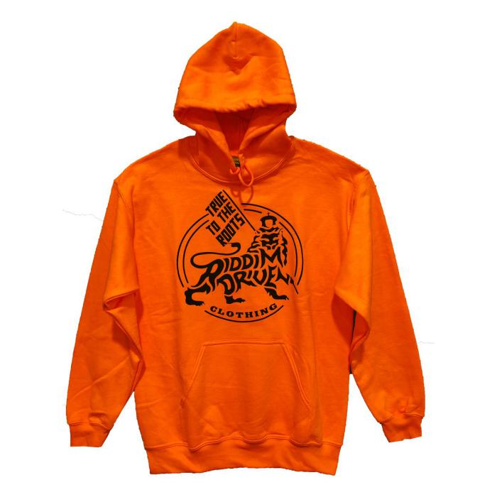 RDロゴ入り ネオンフーディー パーカー オレンジ (XLサイズ) RD Neon Logo Hoodie / RIDDIM DRIVEN(リディムドリヴン)