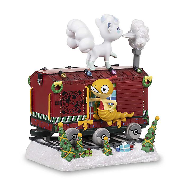 Delibird Holiday Express Alolan Vulpix Boxcar Figure / ズルッグとロコ（アローラのすがた）のボックスカーフィギュア　Pokemon Center(ポケモンセンター)