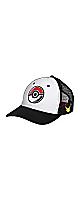Pok  Ball Black ＆ White Baseball Hat (One Size-Adult) / モンスターボールキャップ / Pokemon Center(ポケモンセンター)