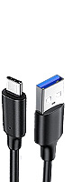 USBケーブル Type C ( USB A to USB C ) 15W 1.0m USB3.1 最大10Gbps|：動作保証注意あり