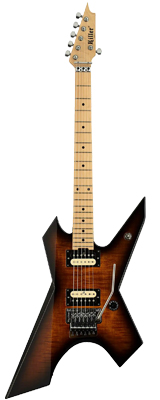Killer(キラー) / KG-Exploder II Flame Top BS(Brown Sunburst) エレキギター 変形ギター【受注生産】