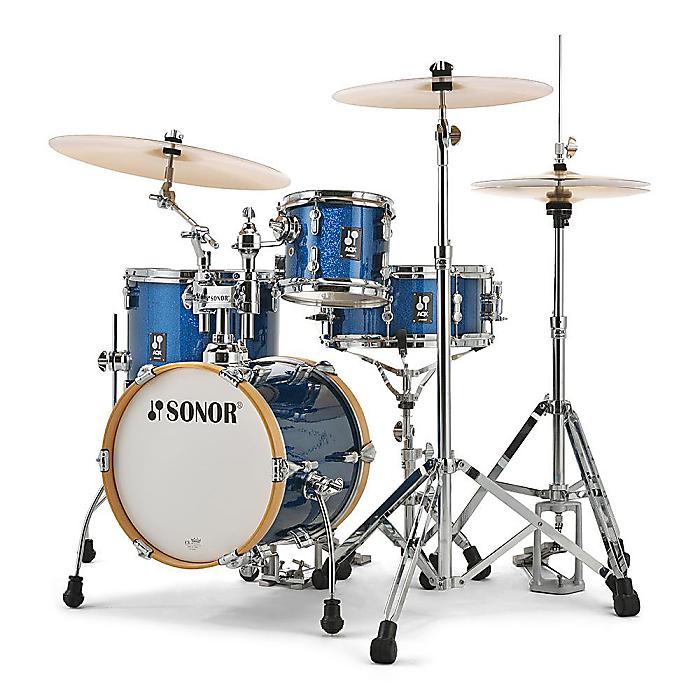 SONOR(ソナー) / MICRO(マイクロ) 【SN-AQXMIC】 BOS(ブルー・オーシャン・スパークル)- 小口径ドラムセット - 5大特典セット