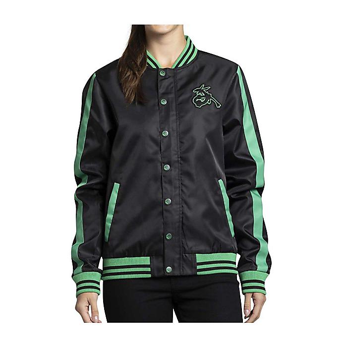 ポケモン レックウザ ジャケット スカジャン (M/大人用) Rayquaza Pok mon Jackets Black Snap-Down Jacket - Adult / Pokemon Center(ポケモンセンター)